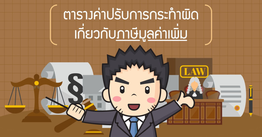 ตารางค่าปรับการกระทำผิดเกี่ยวกับภาษีมูลค่าเพิ่ม