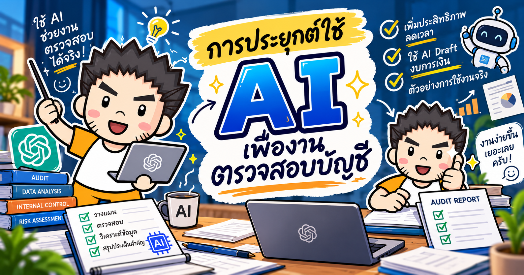 การประยุกต์ใช้ AI สำหรับงานตรวจสอบบัญชี